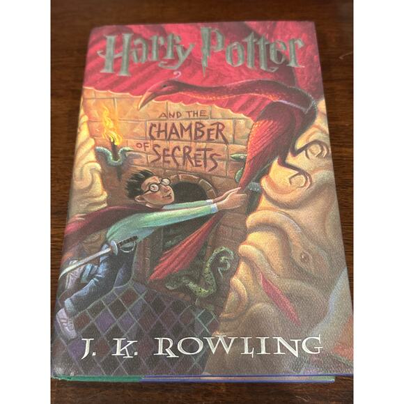 Harry Potter and the Chamber of Secrets book 2 First American Edition 1999 HCDJ - Picture 11 of 11